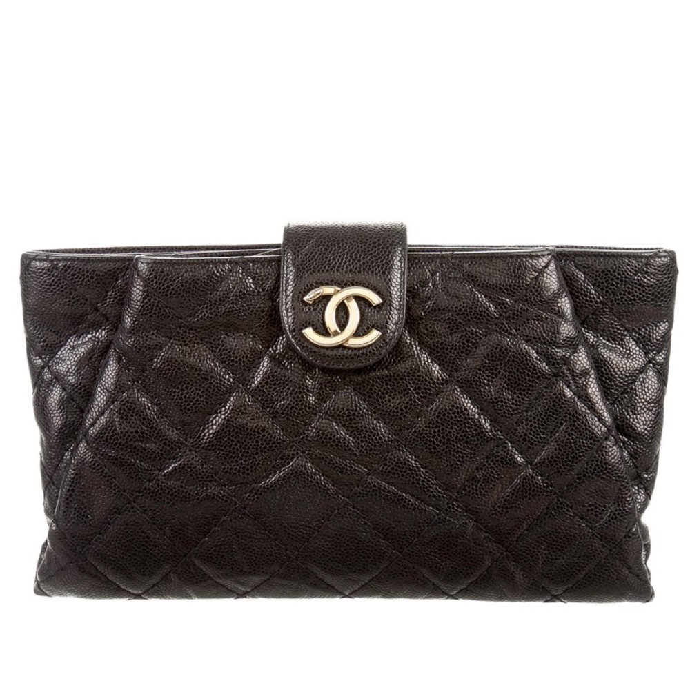 CHANEL
Caviar Coco Pleats Clutch - Picture 2 of 5